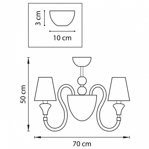 Люстра на штанге Lightstar Otto 809056 в Бородино фото 2