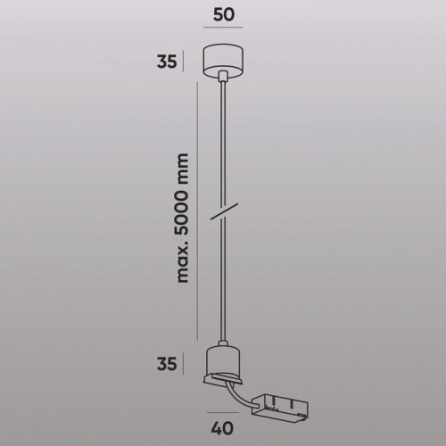 Токопровод концевой Denkirs SMART Base TR2124-WH в Нижнем Новгороде фото 2