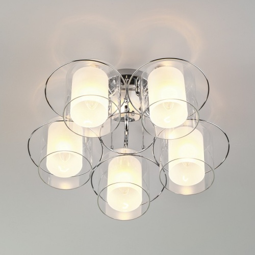 Потолочная люстра Eurosvet Darcy 30160/5 хром в Нижнем Новгороде фото 3