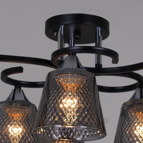 Люстра на штанге 06089-0.3-06 BK+CR в Нижнем Новгороде фото 2