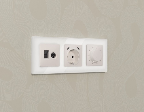 Терморегулятор электромеханический для теплого пола без рамки Ambrella Volt ALFA MA205710 в Нижнем Новгороде фото 2