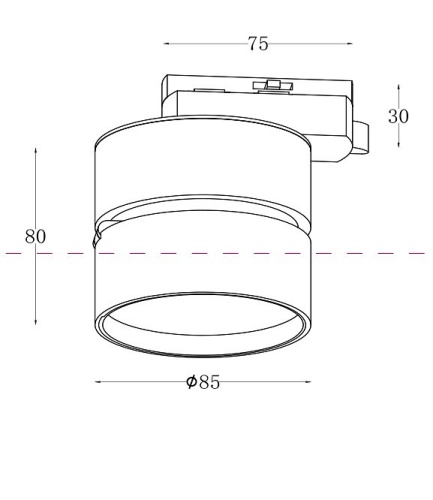 Накладной светильник Maytoni ONDA TR007-1-12W3K-B в Ермолино фото 3