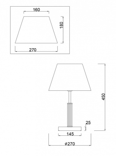 Настольная лампа декоративная Freya Clarissa FR5020TL-01CH в Нижнем Новгороде фото 3
