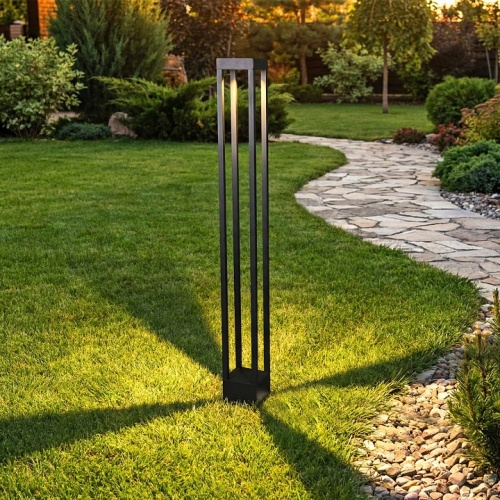 Наземный высокий светильник  09970-0.7-001U 1,0M LED7W BK RLOS в Нижнем Новгороде фото 4