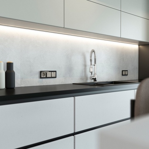 Розетка влагозащищенная с заземлением и со шторкой с крышкой Werkel дымчатый W1271204 в Нижнем Новгороде фото 3