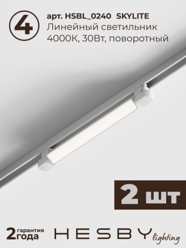 Комплект трековый Hesby Lighting Skylite №1 HSBL_kompl_S001_NI2W4K в Нижнем Новгороде фото 5