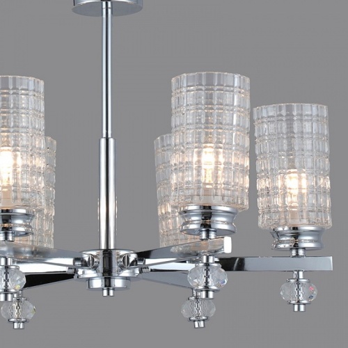 Подвесная люстра ILLUMICO  IL8678-6P-20 CR в Нижнем Новгороде фото 2