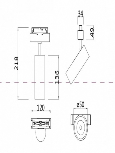 Светильник на штанге Maytoni Focus LED TR019-2-10W3K-B в Новочеркасске фото 3