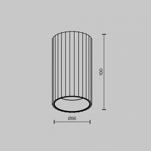 Накладной светильник Maytoni Calipso C106CL-01-GU10-B в Сельцо фото 5