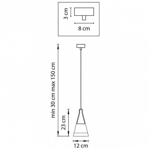 Подвесной светильник Lightstar Cone 757019 в Дудинке фото 3