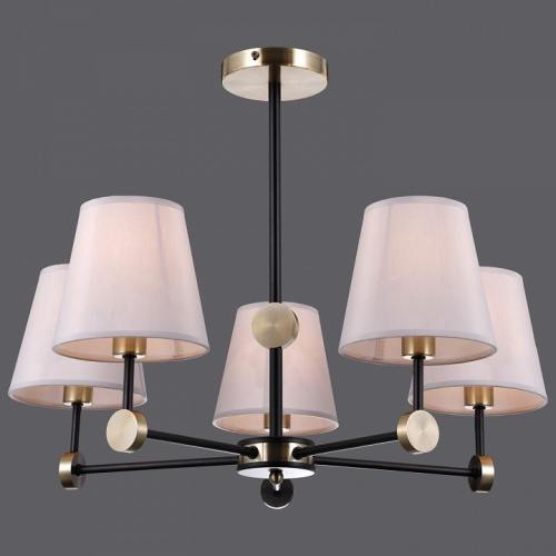 Люстра на штанге ILLUMICO CASTOR IL0394-5CSQ-24 BK AB CASTOR в Нижнем Новгороде фото 2