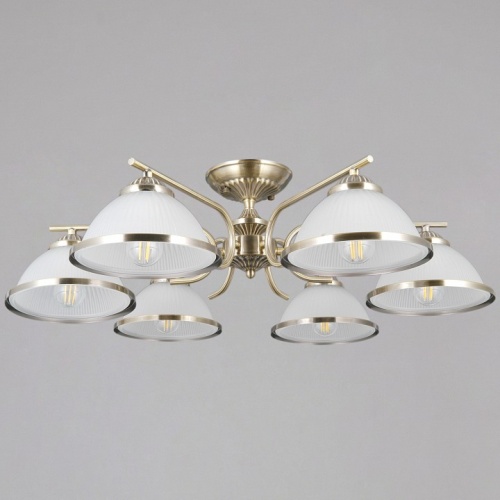 Люстра на штанге ILLUMICO  IL0891-6CSQ-26 AB ELITE в Нижнем Новгороде фото 4