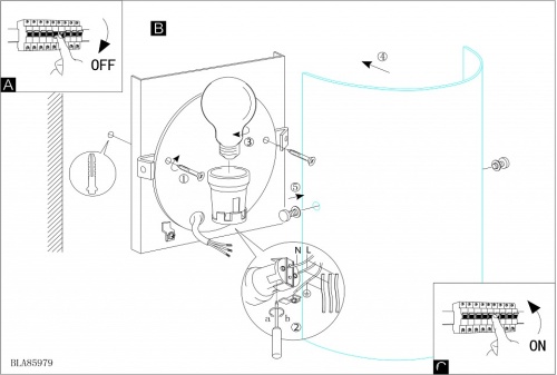 Накладной светильник Eglo Troy 3 85979 в Нижнем Новгороде фото 2