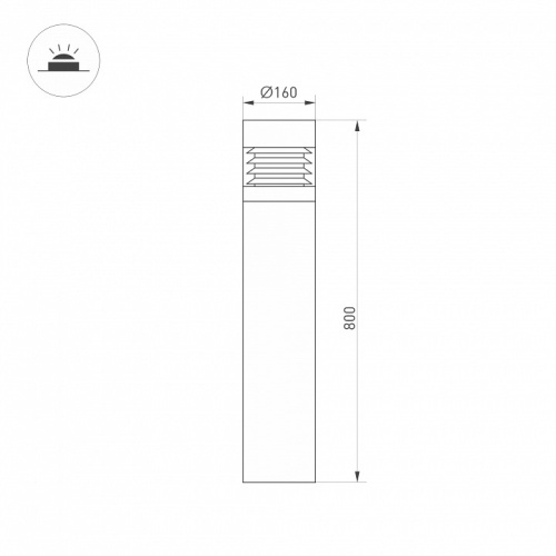 Наземный низкий светильник Arlight LGD-FRESNEL-BOLL 045539 в Нижнем Новгороде фото 4