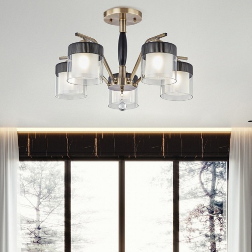 Люстра на штанге Arte Milano Napoli-2646 332646/5 AB+BK в Нижнем Новгороде фото 6