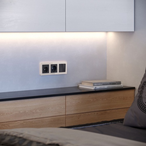 Рамка на 3 поста Werkel Acrylic (айвори) W0032743 в Нижнем Новгороде фото 3