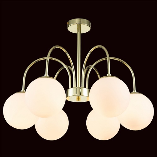 Люстра на штанге Indigo Voga 13017/6R Gold в Нижнем Новгороде фото 5