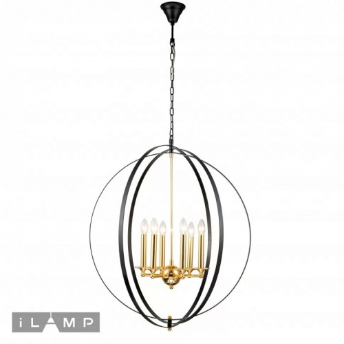 Подвесная люстра iLamp Element 9977-800 GL+BK в Нижнем Новгороде фото 6
