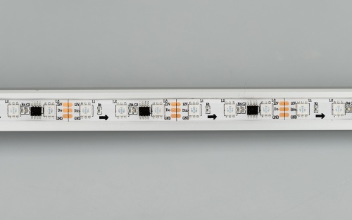 Лента SPI-5000SE-5060-60 12V Cx3 RGB (10mm, 14.4W/m, IP65) (Arlight, Закрытый, IP65) в Кадникове