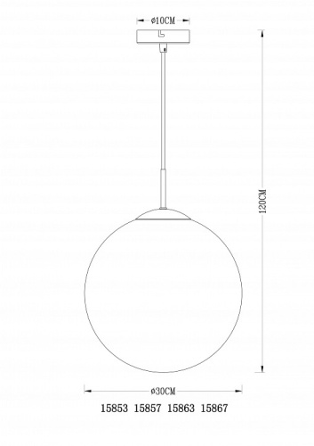 Подвесной светильник Globo Varus 15853 в Нижнем Новгороде фото 2