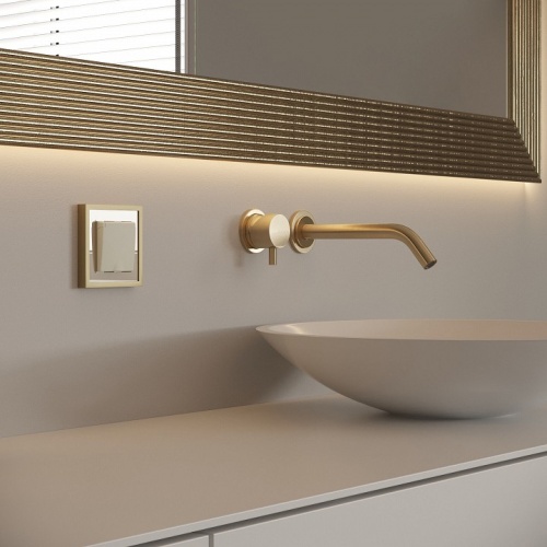 Рамка на 1 пост Werkel Baguette (айвори/латунь) W0012851 в Нижнем Новгороде фото 2