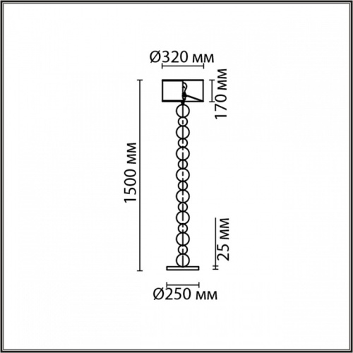 Торшер Lumion NAVILA 8079/1F в Нижнем Новгороде фото 3