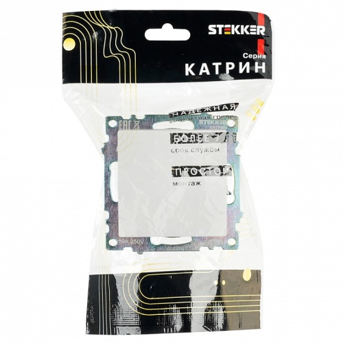 Выключатель одноклавишный без рамки Stekker Катрин 39298 в Нижнем Новгороде фото 5
