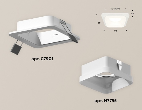 Встраиваемый светильник Ambrella Light XC XC7901013 в Нижнем Новгороде фото 2