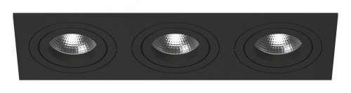 Встраиваемый светильник Lightstar Intero 16 triple quadro i537070707 в Качканаре