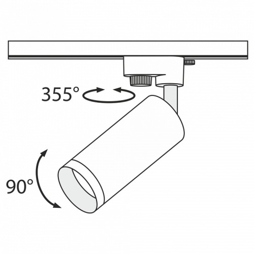 Светильник на штанге Maytoni Focus TR004-1-GU10-W в Иланском фото 5