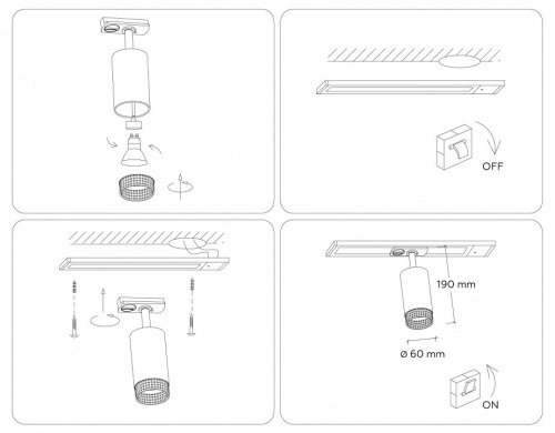 Светильник на штанге Ambrella Light GL GL5161 в Нижнем Новгороде фото 6