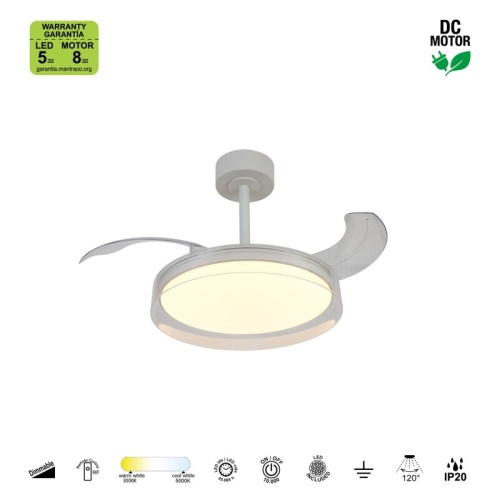 Светильник с вентилятором Mantra GLASS FAN 9527 в Нижнем Новгороде фото 6