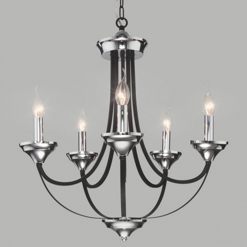 Подвесная люстра Eurosvet Lazzaro 60098/5 хром в Нижнем Новгороде