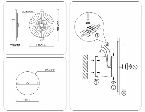 Накладной светильник Ambrella Light LH LH31143 в Нижнем Новгороде фото 9