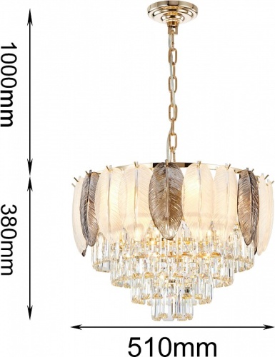 Подвесная люстра Favourite Dolor 2982-9P в Нижнем Новгороде фото 5