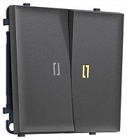 Выключатель двухклавишный с подсветкой без рамки Ambrella Volt MS MS654010 в Нижнем Новгороде
