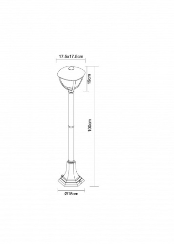 Наземный высокий светильник Globo Nollo 31993 в Нижнем Новгороде фото 6