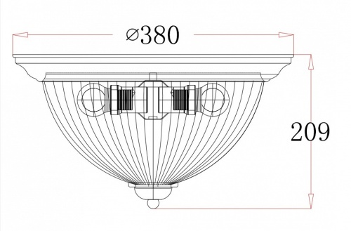 Накладной светильник Freya Planum FR2913-CL-03-BZ в Кольчугино фото 2