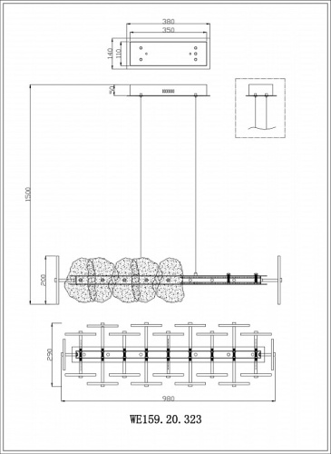 Подвесной светильник Wertmark Nicola WE159.20.323 в Нижнем Новгороде фото 2