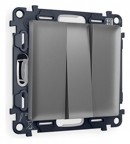 Выключатель трехклавишный без рамки Ambrella Volt ALFA MA655010 в Нижнем Новгороде