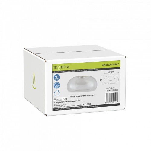 Плафон стеклянный Mantra Andromeda 9352 в Нижнем Новгороде фото 5