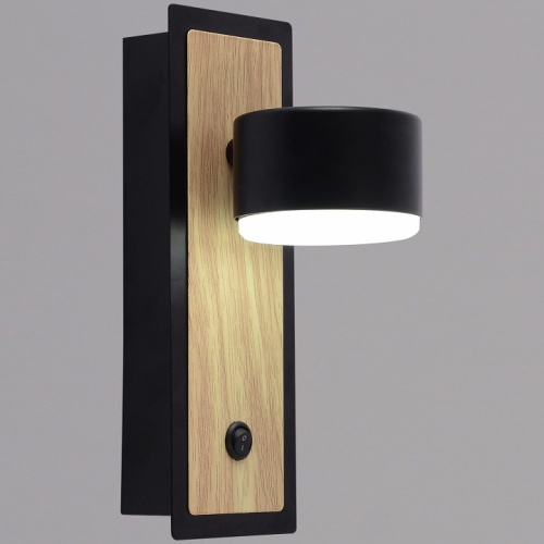 Бра 12540-0.2-01 BK+WOOD в Нижнем Новгороде