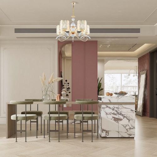 Подвесная люстра Arte Milano Florentia-9787 309787/5 Wh/Gd в Нижнем Новгороде фото 3