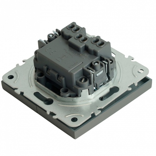 Выключатель двухклавишный без рамки Stekker Эмили 49944 в Нижнем Новгороде фото 8