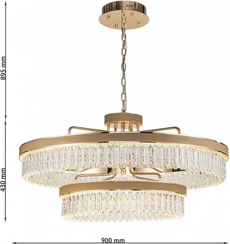 Подвесная люстра Favourite Visconte 4304-10P в Нижнем Новгороде фото 2