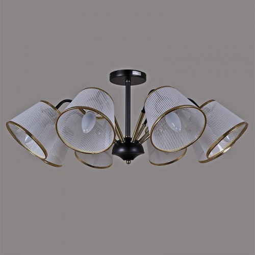 Люстра на штанге ILLUMICO  IL0344-8CSQ-79 BK AB в Нижнем Новгороде