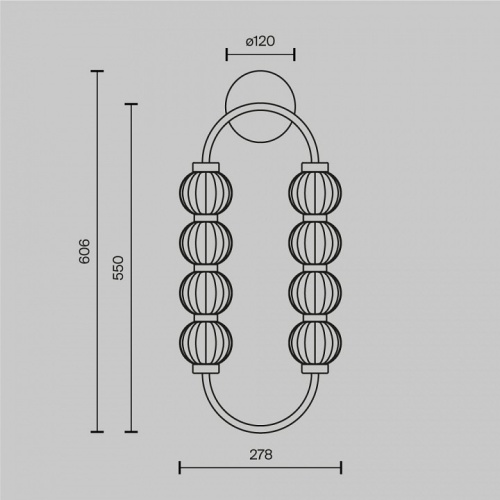 Бра Maytoni Amulet MOD555WL-L11G3K в Нижнем Новгороде фото 4