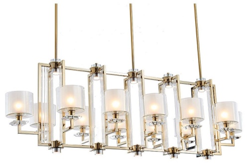 Люстра на штанге Newport 4400 4408+4/S gold в Нижнем Новгороде фото 2