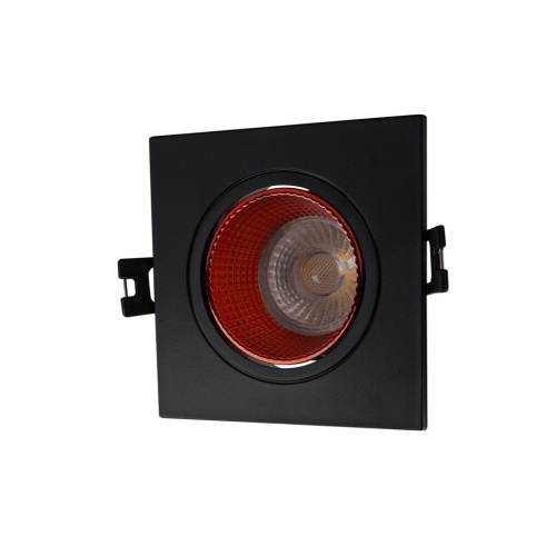 DK3071-BK+RD Встраиваемый светильник, IP 20, 10 Вт, GU5.3, LED, черный/красный, пластик в Кольчугино