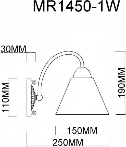 Бра MyFar Anna MR1450-1W в Нижнем Новгороде фото 2